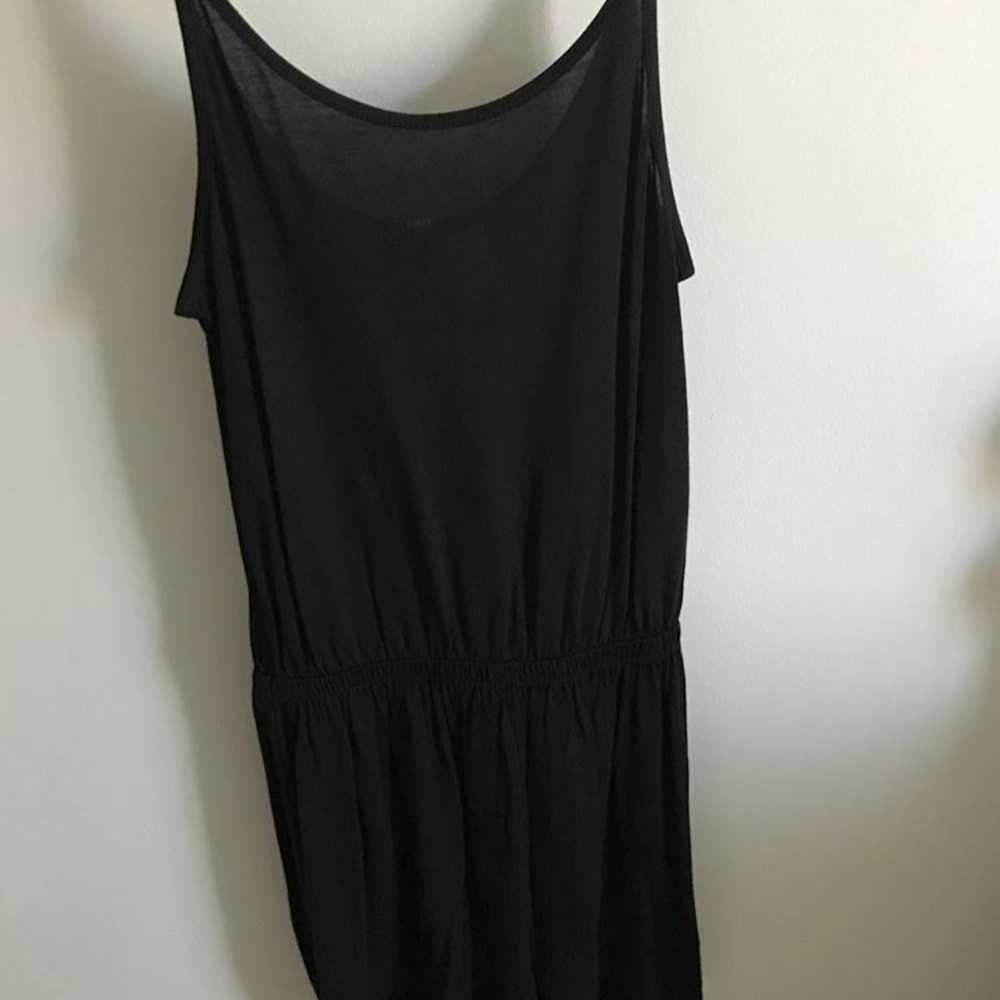 Simple black romper
